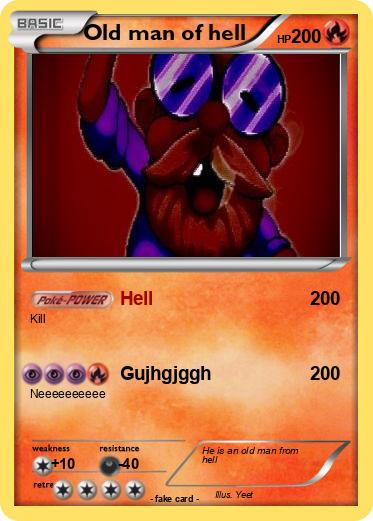 Pokemon Old man of hell
