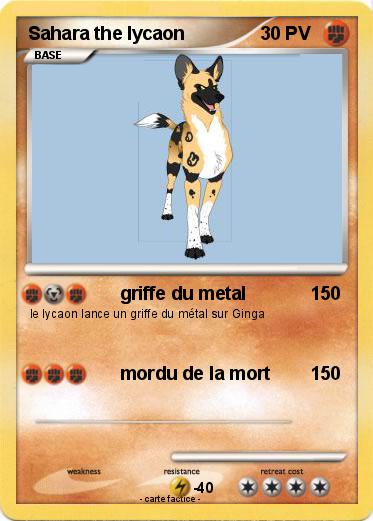 Pokemon Sahara the lycaon