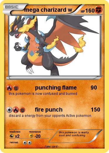 Pokemon mega charizard w