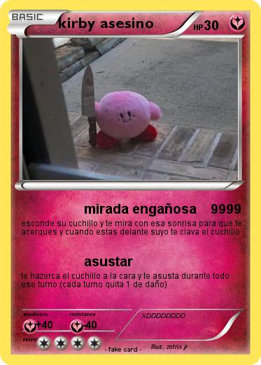 Pokemon kirby asesino
