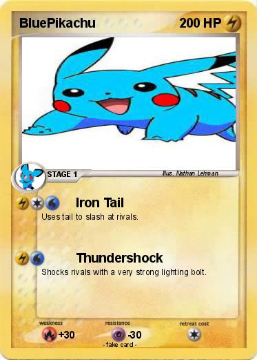Pokemon BluePikachu