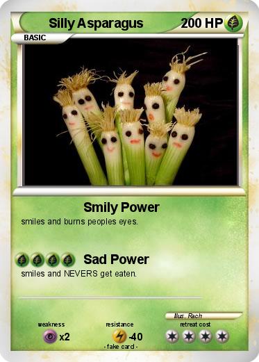 Pokemon Silly Asparagus