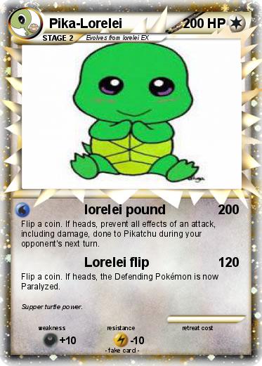 Pokemon Pika-Lorelei
