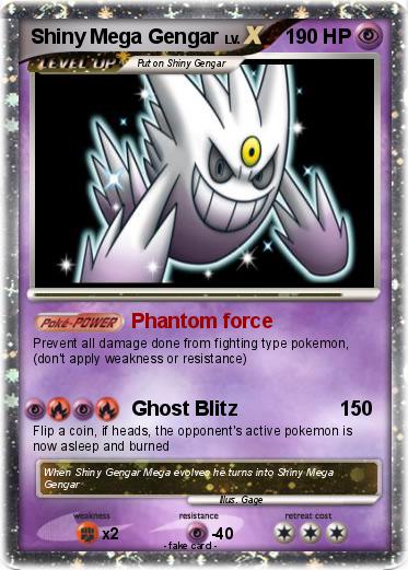 Pokemon Shiny Mega Gengar