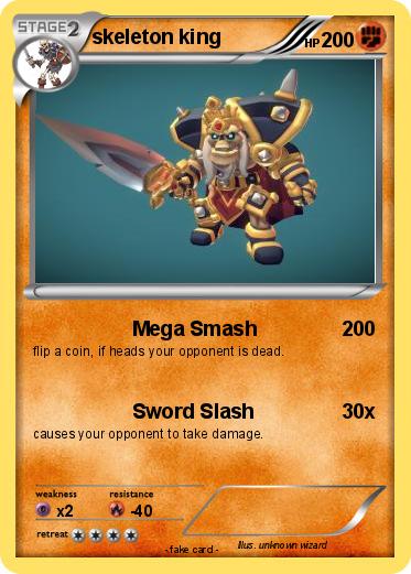 Pokemon skeleton king