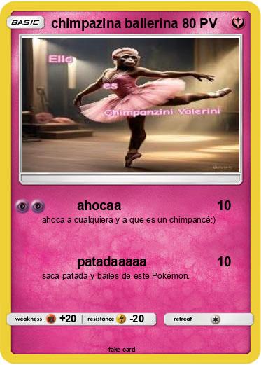 Pokemon chimpazina ballerina