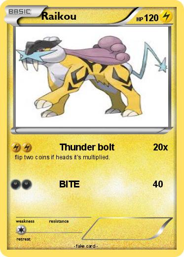 Pokemon Raikou