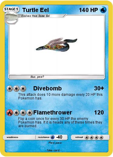 Pokemon Turtle Eel