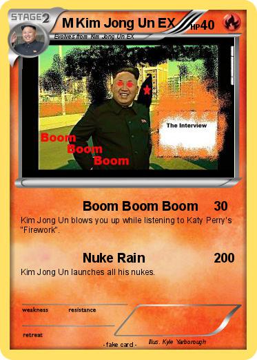 Pokemon M Kim Jong Un EX