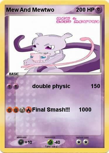 Pokemon Mew And Mewtwo