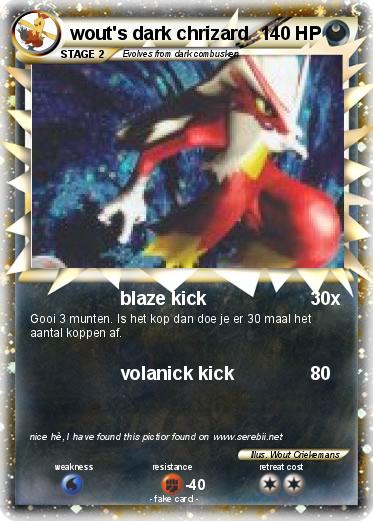 Pokemon wout's dark chrizard