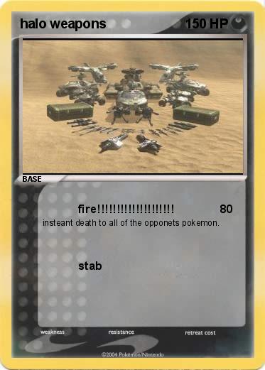 Pokemon halo weapons
