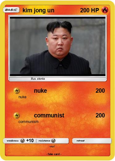 Pokemon kim jong un