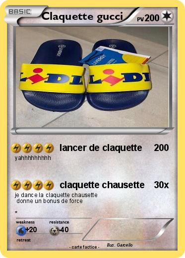 Pokemon Claquette gucci