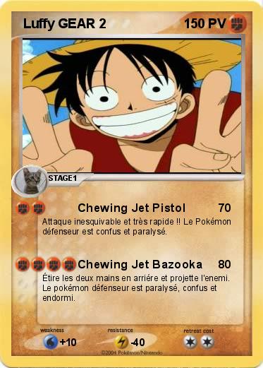 Pokemon  Luffy GEAR 2