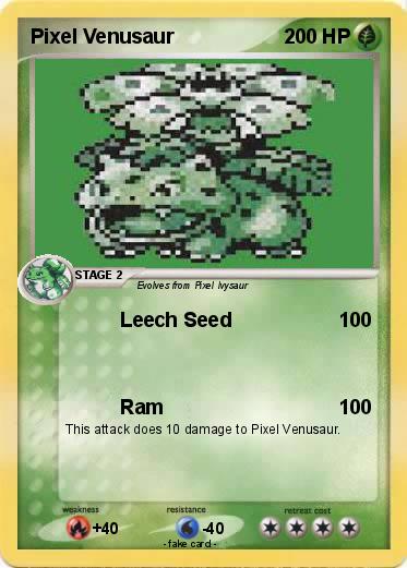Pokemon Pixel Venusaur