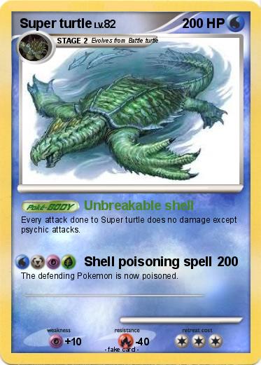 Pokemon Super turtle