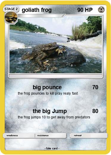 Pokemon goliath frog