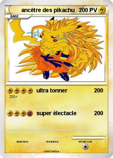 Pokemon ancêtre des pikachu