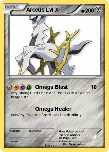 Pokemon Arceus Lvl X