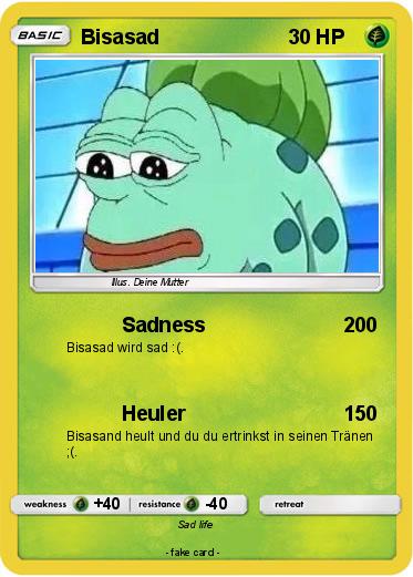 Pokemon Bisasad