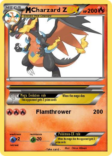Pokemon Charzard Z