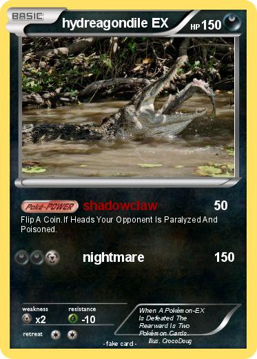 Pokemon hydreagondile EX