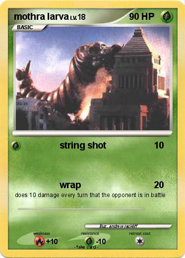 Pokemon mothra larva