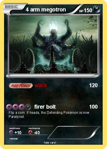 Pokemon 4 arm megotron