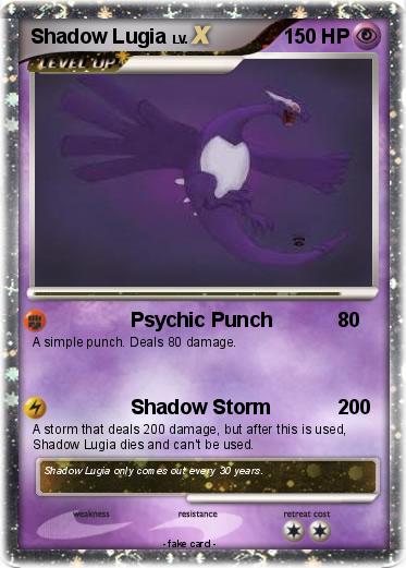 Pokemon Shadow Lugia