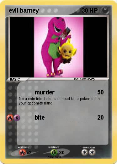 Pokemon evil barney