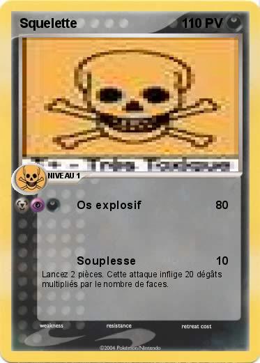 Pokemon Squelette                              