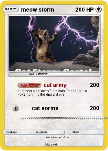 Pokemon meow storm
