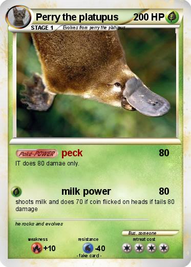 Pokemon Perry the platupus