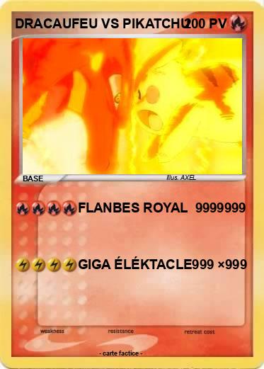 Pokemon DRACAUFEU VS PIKATCHU