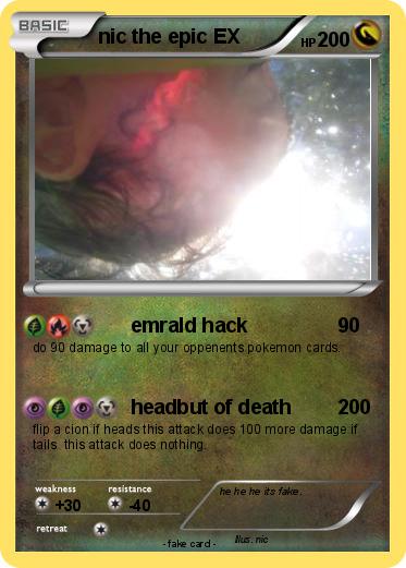 Pokemon nic the epic EX