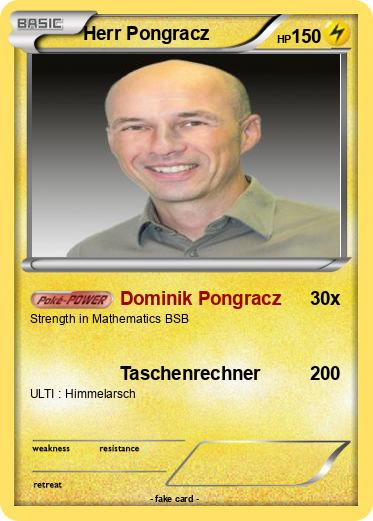 Pokemon Herr Pongracz