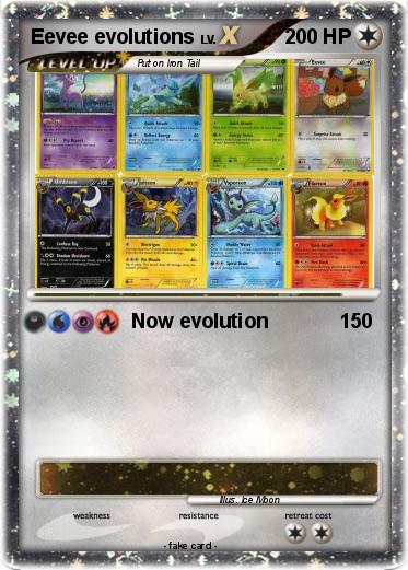 Pokemon Eevee evolutions