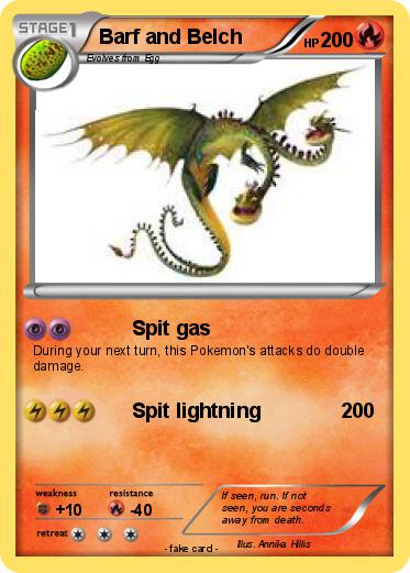 Pokemon Barf and Belch