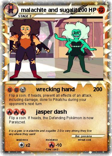 Pokemon malachite and sugalite
