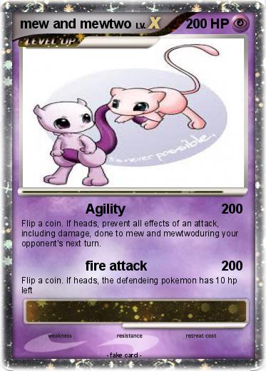 Pokemon mew and mewtwo