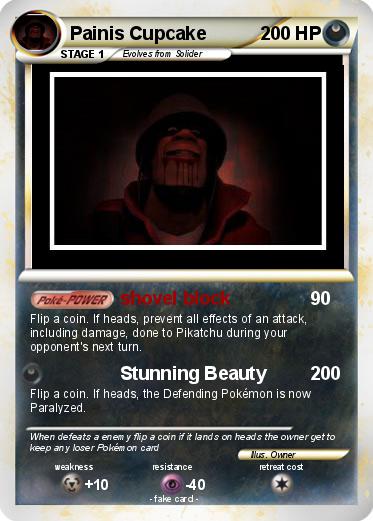 Pokemon Painis Cupcake