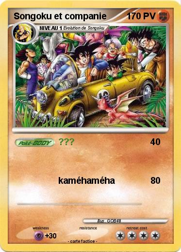 Pokemon Songoku et companie