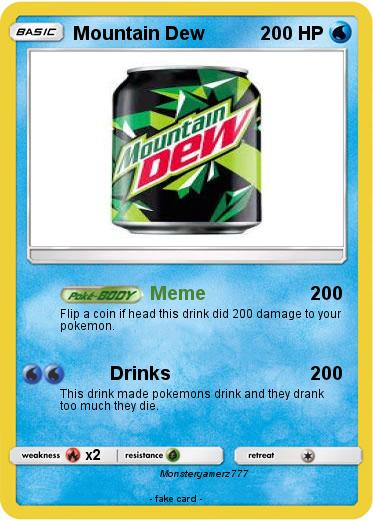 Pokemon Mountain Dew
