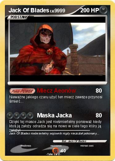 Pokemon Jack Of Blades