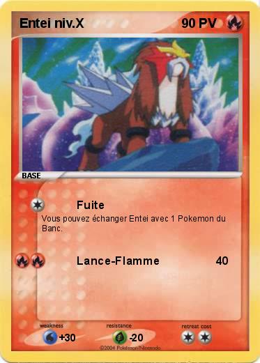 Pokemon Entei niv.X