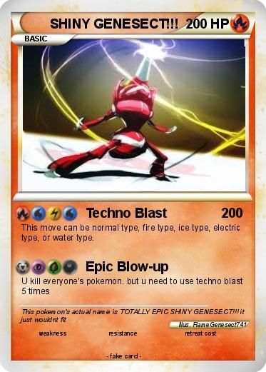 Pokemon SHINY GENESECT!!!