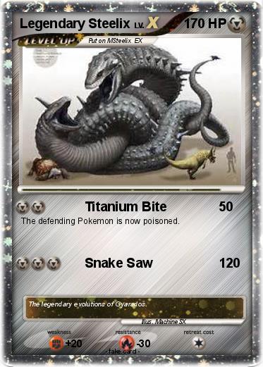 Pokemon Legendary Steelix