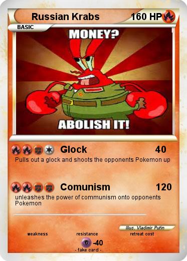 Pokemon Russian Krabs