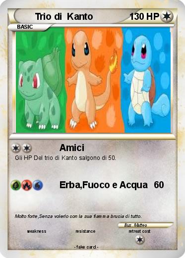 Pokemon Trio di  Kanto